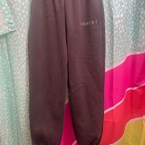 Dark Gray Sweatpants with COMFRT Logo